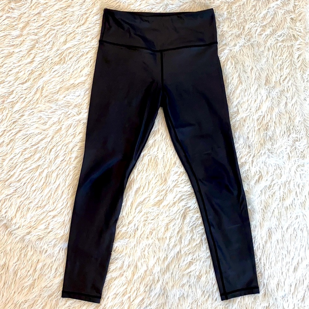 Zyia Black Metallic Light N’ Tights